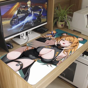 Ju fufu Zenless Zone Zero HD Girl Keyboard Mouse Pad Gaming Desk Playmat Mat - Picture 1 of 4