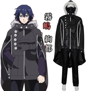 IN STOCK Black Rabbit Ayato Kirishima Cosplay Anime Root A Black Outfit Costume - Picture 1 of 6