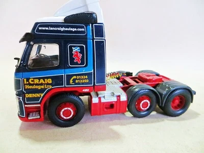 CORGI 'VOLVO FM12 TRACTOR UNIT/CAB ONLY - IAN CRAIG HAULAGE LTD' 1:50 CC13512 - Image 1 of 4