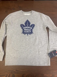 Sudadera Fanatics Toronto Maple Leafs Cuello Redondo - Gris - Para Hombre Mediana - Nueva - Imagen 1 de 9