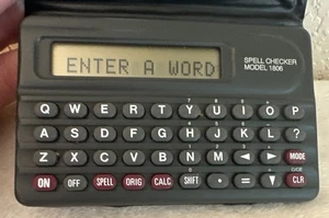 1806 Handheld LED Display English QWERTY Keyboard Spell Checker W/instructions - Picture 1 of 6