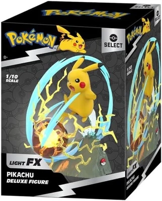 Jazwares x Pokemon Escala 1/10 Pikachu Deluxe Figura Seleccionar Luz FX Electrónica Foto 1 de 4