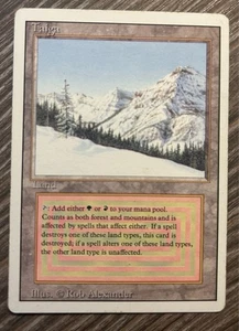 Taiga Magic The Gathering Revised Edition MTG 1994 (MP) - Picture 1 of 4