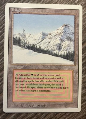 Taiga Magic The Gathering Revised Edition MTG 1994 (MP) - Image 1 of 4