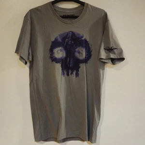 MAGIC THE GATHERING GRAY Purple SKULL TRADING CARD GAME T SHIRT SZ S - Foto 1 di 5