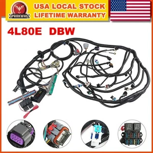 4L80E DBW Stand alone Wire Harness Drive by Wire For 03-07 LS Vortec 4.8 5.3 6.0 - Foto 1 di 12