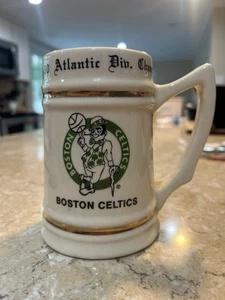 Boston Celtics 1979-80 Atl Champions Mug/Beer Stein/Tankard with player Roster - Picture 1 of 7