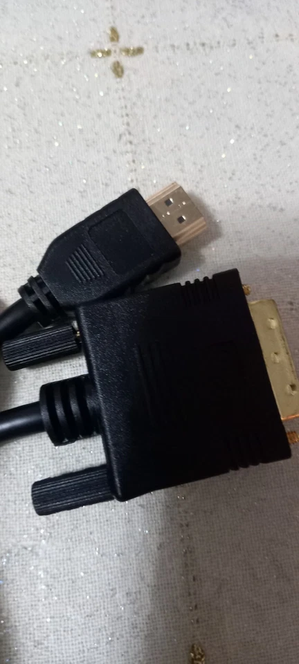 2M HDMI to DVI Cable DVI-D Dual Link HDMI Video Adapter Lead for PC TV PS4 Xbox - Image 1 of 1