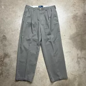 Vintage Polo Ralph Lauren Andrew Andrew Pants green pleated chino - Picture 1 of 7