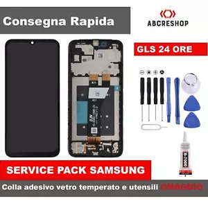 DISPLAY TOUCH LCD FRAME ORIGINALE SERVICE SAMSUNG GALAXY A14 5G SM-A146P FPC LCM - Afbeelding 1 van 2