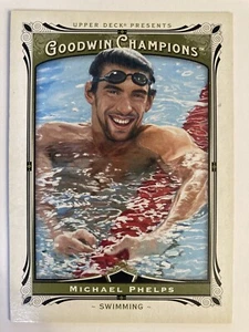 Michael Phelps 2013 Upper Deck Goodwin Champions Olympic Gold Medal Winner #92 - Picture 1 of 2