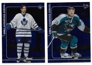 Lot of 2 2000-01 BAP Signature Series Sapphire Shayne Corson Jeff Friesen /100 - Picture 1 of 2