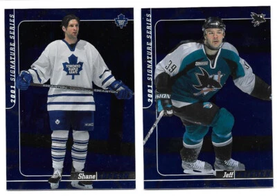 Lot of 2 2000-01 BAP Signature Series Sapphire Shayne Corson Jeff Friesen /100 - Image 1 of 2