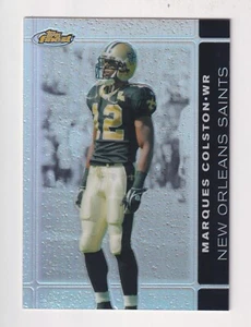 2007 Topps Finest Black Refractor #66 Marques Colston New Orleans Saints 81/99 - Bild 1 von 2