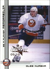 2000-01 BAP Memorabilia NHL All-Star Fantasy Black #402 Oleg Kvasha