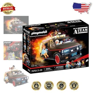 Authentic A-Team Van Set with 4 Action Figures & Extensive Interior Equipment - Picture 1 of 11