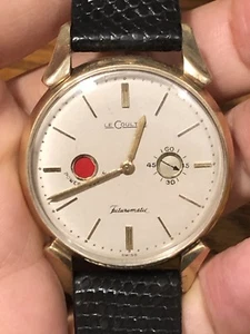 VERY RARE VINTAGE LECOULTRE 817 PORTHOLE MAN WATCH=RUN - Picture 1 of 6