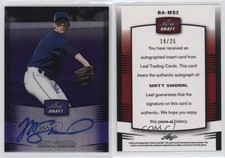 2012 Leaf Metal Draft Purple /25 Matt Smoral #BA-MS2 Auto