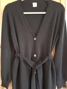 Strickkleid Gr. S schwarz FTC Fair Trade Cashmere nachhaltig NEU - Bild 1 von 12