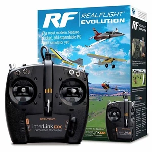 Realflight Evolution RC Airplane Flight Simulator w/Interlink DX Controller  MD2 - Picture 1 of 12