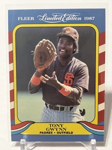 1987 Fleer Limited Edition #19 Tony Gwynn