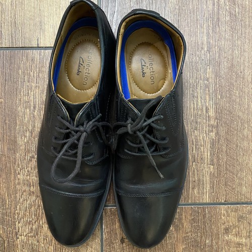 Scarpe stringate formali nere da uomo taglia 8 5 Clarks collezione Tilden Cap