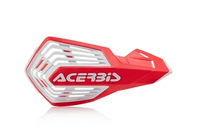 PARAMANI X-FUTURE ACERBIS MOTO CROSS ENDURO ROSSO CON MONTAGGIO MANUBRIO D.22 - Immagine 1 di 4