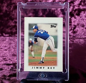 Jimmy Key 1988 Topps Mini Baseball #39 Toronto Blue Jays Legend Jersey Witt READ - Picture 1 of 4