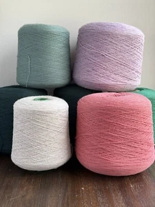 100% Wool 2/16nm 2/20nm 2/14nm Lace Yarn Cone China Brands - Picture 1 of 24