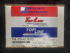 TopLine Pistons with rings PATO42 STD Fits 1.8L Toyota Celica, Matrix, - Picture 1 of 3