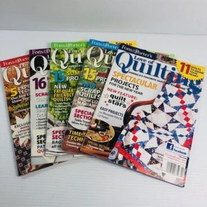 5 lot Fons & Porter Love of Quilting 2012 Jan/Feb Mar/Apr May/Jun Jul/Aug Sep/Oc - Picture 1 of 7