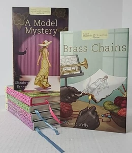 Annie’s Mysteries Unraveled Lot Of 6 HC Finished Off Uraveled Tidings - Picture 1 of 5