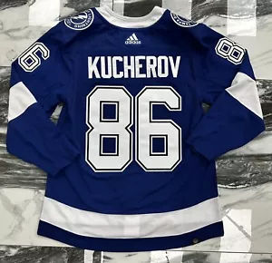Nikita Kucherov Adidas Home NHL Tampa Bay Lightning Jersey Sz 50 New NWT - Picture 1 of 7