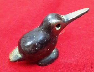 Penguin Figure Paper Weight Vintage Style Brass Handmade Table Dec