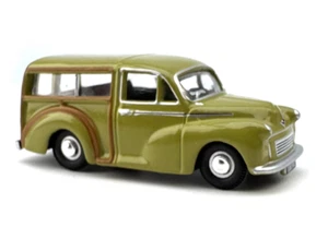 ED 1:76 Green Morris Traveler Wagon Classic Vintage Model Diecast Collect Car - Picture 1 of 5