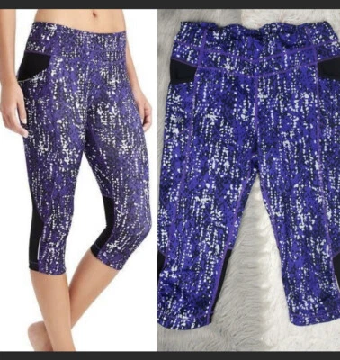 Athleta crop Leggings low waist Small S Purple XXS - Image 1 of 4