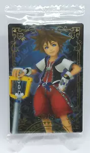 Carta collezionabile Sora Kingdom Hearts Wafer Bandai 2019 videogioco giapponese Disney - Foto 1 di 8