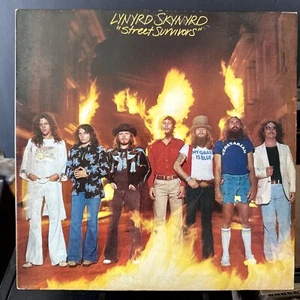 Lynyrd Skynyrd / Street Survivors Lp MCA 3029 (1st Flames Cover) + Inserts - Picture 1 of 11