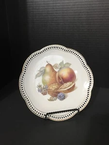 schumann arzberg Fruit Motif Plate Gold Rim Edge Decorative Decor 7”. Germany.#6 - Picture 1 of 4