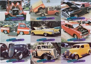 FINE CUSTOM RIDES 1995 M.T. JUEGO DE TARJETAS BASE PARCIAL PRODUCCIONES 73/84 TR CARS - Imagen 1 de 4
