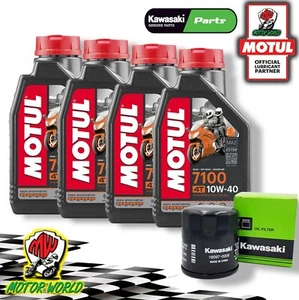 KIT TAGLIANDO MOTUL 7100 10W40 + FILTRO OLIO Kawasaki Z 900 2019 2020 2021 - Bild 1 von 1