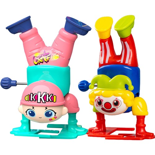 Wind Up Toys Handstand Hiphop Boy Clockwork Novelty Toys Kids Children