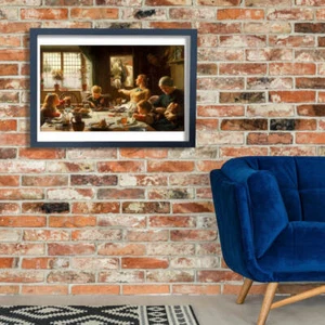 Impresión de póster de arte de pared de Frederick George Cotman - Uno de la familia - Imagen 1 de 12
