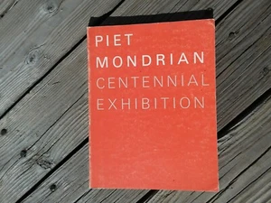 Vintage 1971 Art Book "Piet Mondrian: Centennial Exhibition" Paper Eph Collect - Imagen 1 de 5
