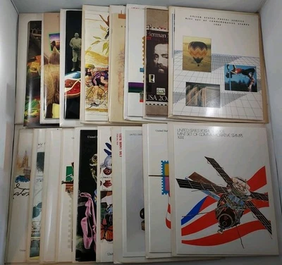 Lot Complete Mint Set Commemorative Stamps 1974 1975 1976 1977 1978-1989, 1991 - Image 1 of 4