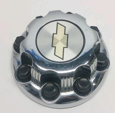 🤑 (1) Tapa central de rueda cromada Chevrolet Silverado 2500 3500 1999-10 #9597159 Foto 1 de 4