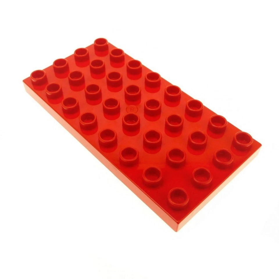 1x Lego Duplo Building Plate 4x8 Red Basic Baseplate 4583743 20820 10199 4672 - Image 1 of 1