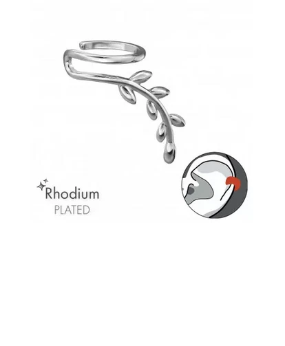 Sterling silver leaf vine ear cuff - Image 1 of 1