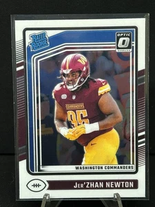 2024 Panini Donruss Optic - Rated Rookie Jer'zhan Newton #252 - Picture 1 of 2