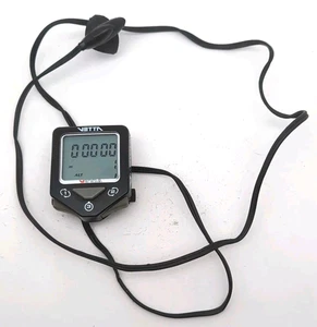 VETTA V100A Cyclocomputer Cycle Computer w/ Clip & Sensor WORKS - Picture 1 of 10